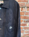 STUSSY WORKWEAR VENUS CHORE JACKET ‘BLACK’