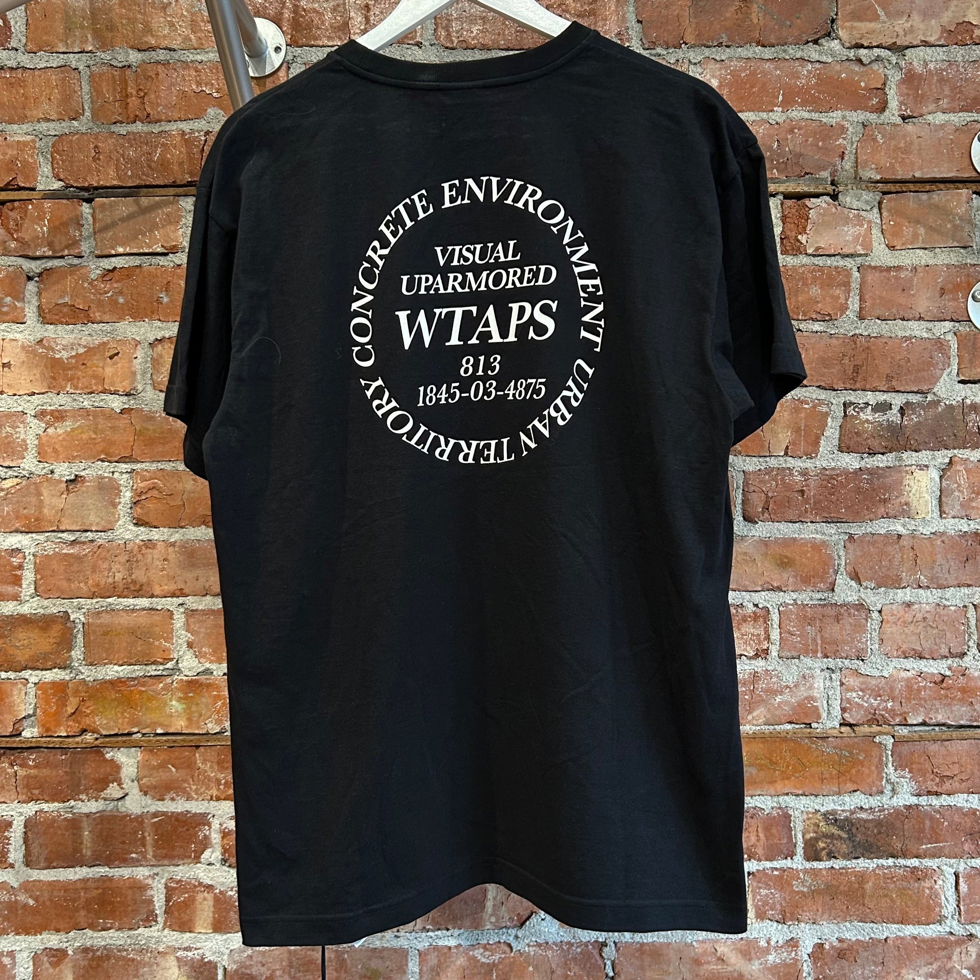 WTAPS VISUAL UPARMORED TEE ‘BLACK’