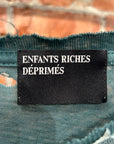 ENFANTS RICHES DEPRIMES FW24 DISTRESSED LOGO TEE ‘GREEN’