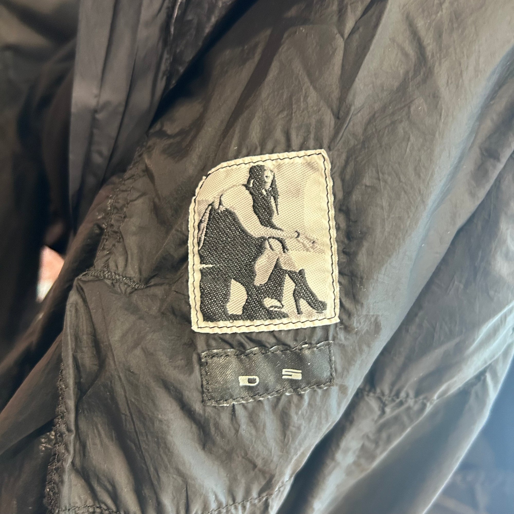 RICK OWENS FAUN CABAN SCARF PARKA ‘BLACK’