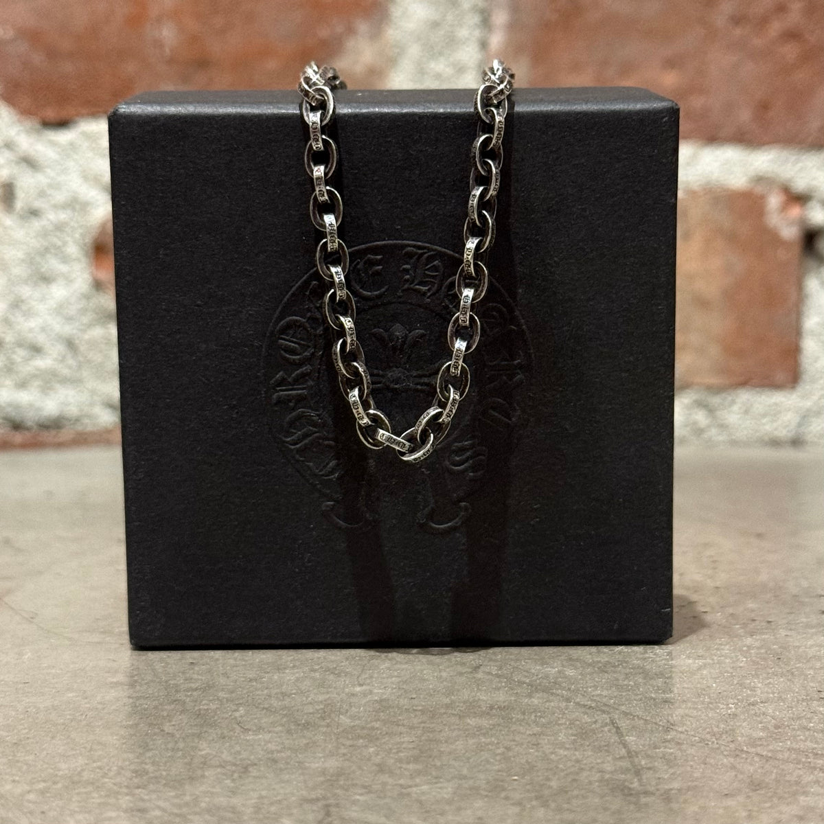 CHROME HEARTS 20” PAPER CHAIN NECKLACE ‘SILVER’
