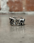CHROME HEARTS LARGE SPELLOUT RING ‘SILVER’