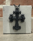 DEAL DESIGN SILICONE GL CROSS NECKLACE ‘BLACK’
