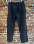 LADY WHITE CO. WOVEN WB SWEATPANTS ‘WASHED BLACK’