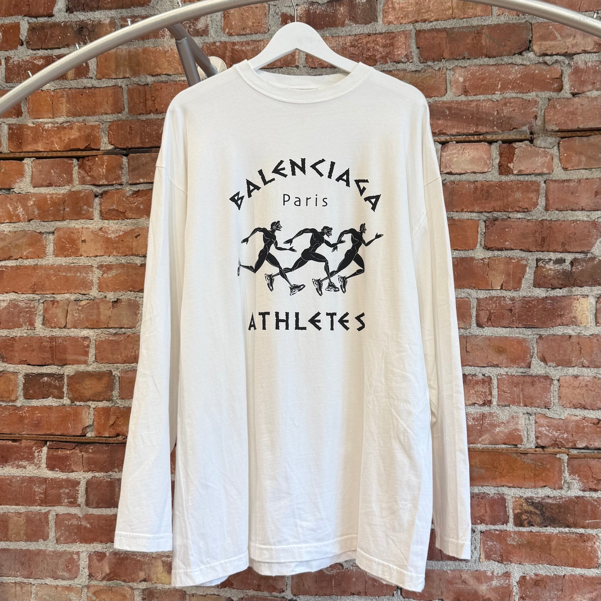 BALENCIAGA SS20 ATHLETES LONG SLEEVE ‘WHITE’