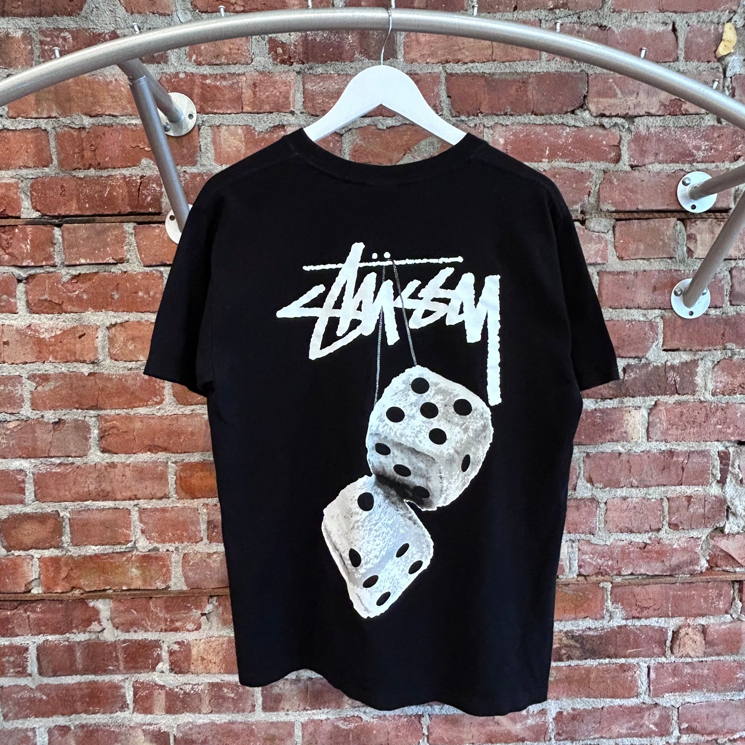 STUSSY FUZZY DICE TEE カットソー 半袖 Tシャツ Amazon | [ステューシー] ダイス グラフィックプリント FUZZY DICE TEE