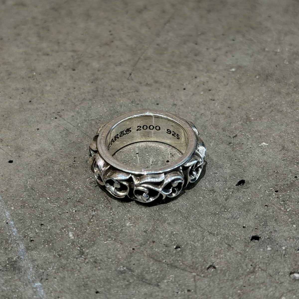 CHROME HEARTS ETERNITY VINE RING ‘SILVER’