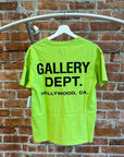 GALLERY DEPT. SOUVENIR LOGO TEE ‘SLIME GREEN’