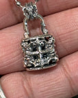 DEAL DESIGN PERSONA PADLOCK NECKLACE ‘SILVER’