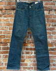 EVISU LOT 2008 THIN GULL STRAIGHT FIT DENIM ‘WASHED INDIGO/IVORY’