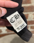 CHROME HEARTS HORSESHOE SKULLY WAFFLE BEANIE ‘BLACK’