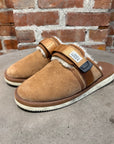 SUICOKE UGG SLIP ON LOAFERS ‘BROWN’