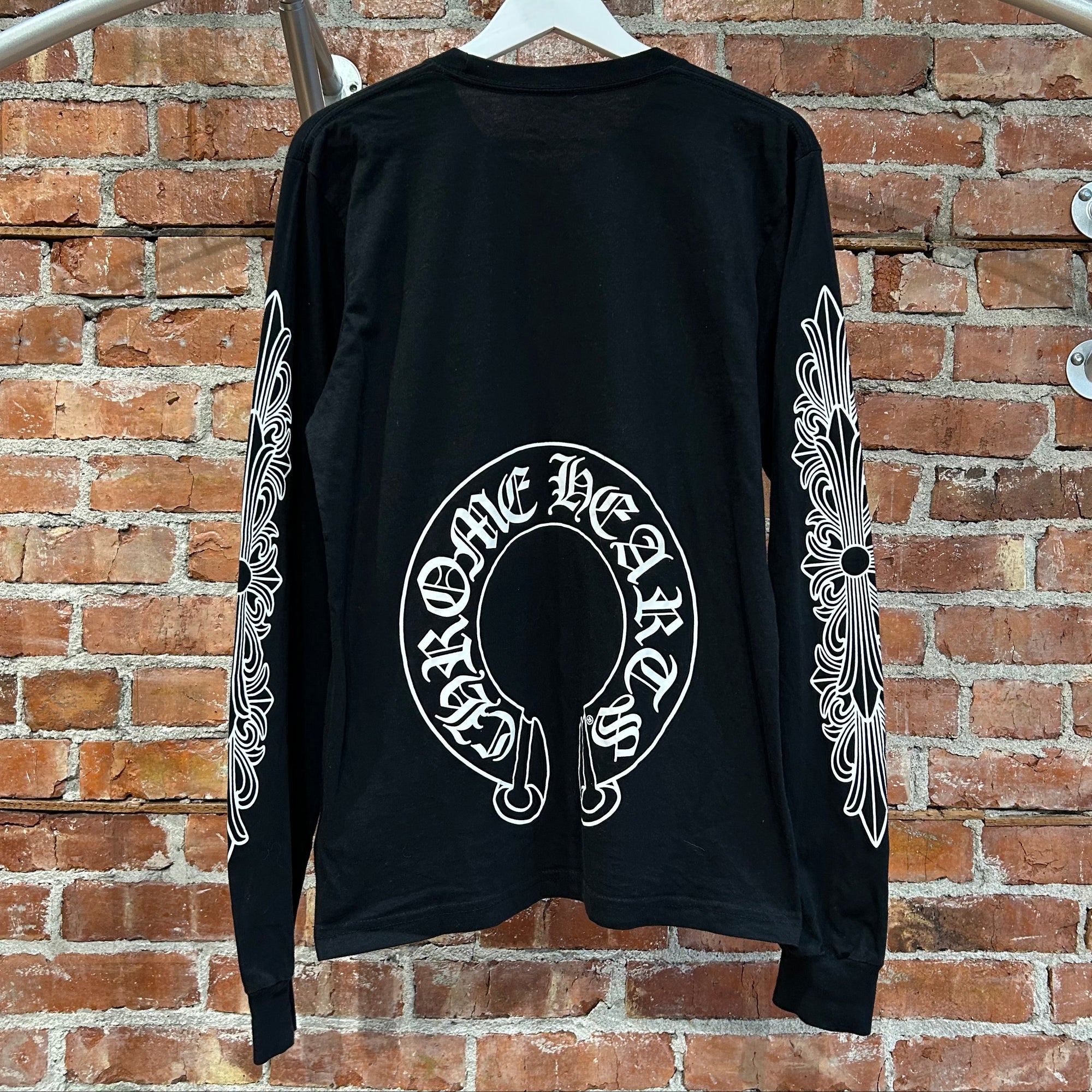 CHROME HEARTS FLORAL POCKET LONGSLEEVE ‘BLACK’