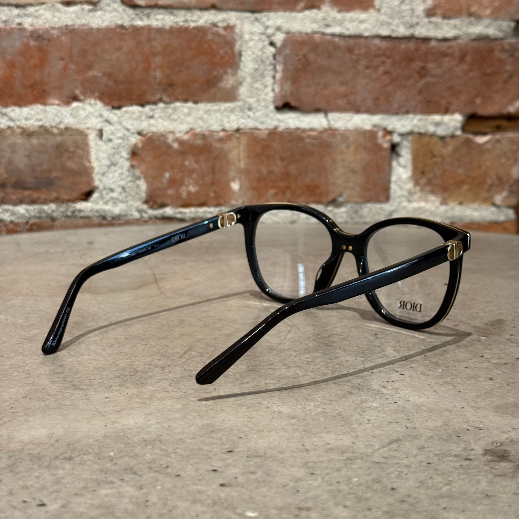 CHRISTIAN DIOR 30 MONTAIGNE MINIO FRAMES ‘BLACK/GOLD’