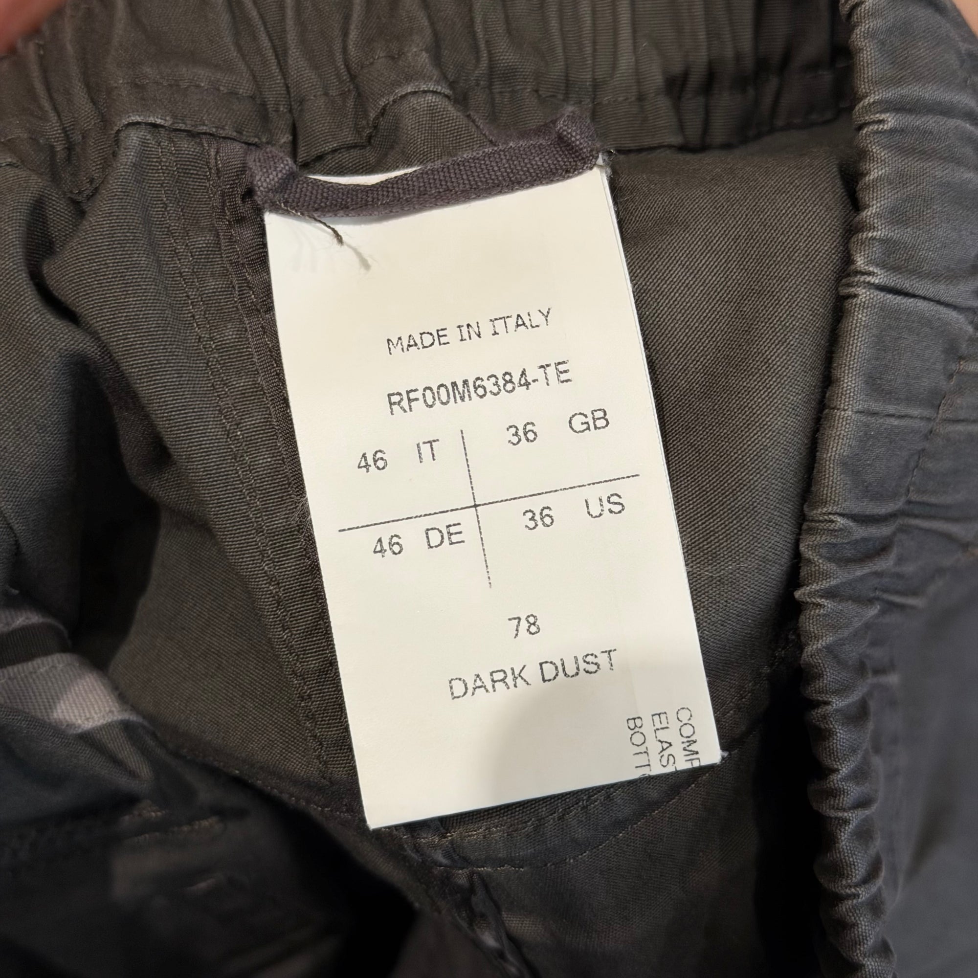 RICK OWENS FOREVER POD SHORTS ‘DARK DUST’