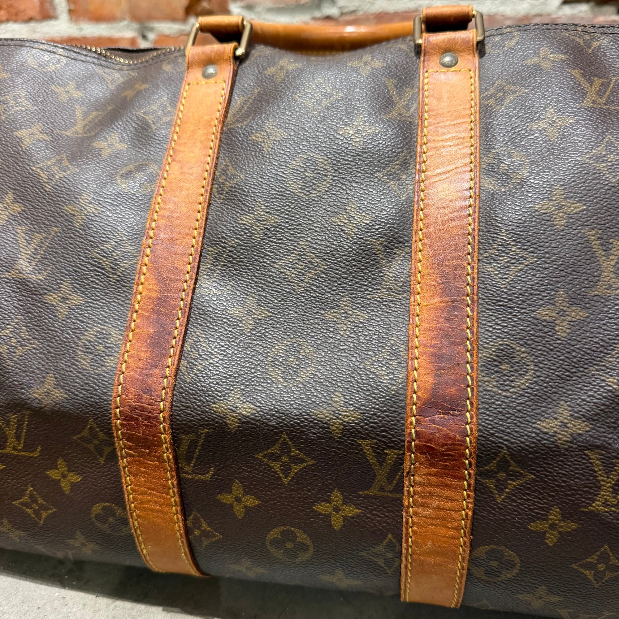 LOUIS VUITTON MONOGRAM KEEPALL 45 'BROWN'