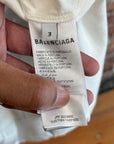 BALENCIAGA FW23 3B TOP LEAGUE RACING LOGO TEE ‘WHITE’