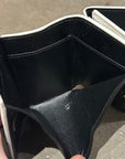 BALENCIAGA X ADIDAS TRIFOLD LAMBSKIN WALLET ‘BLACK/WHITE’