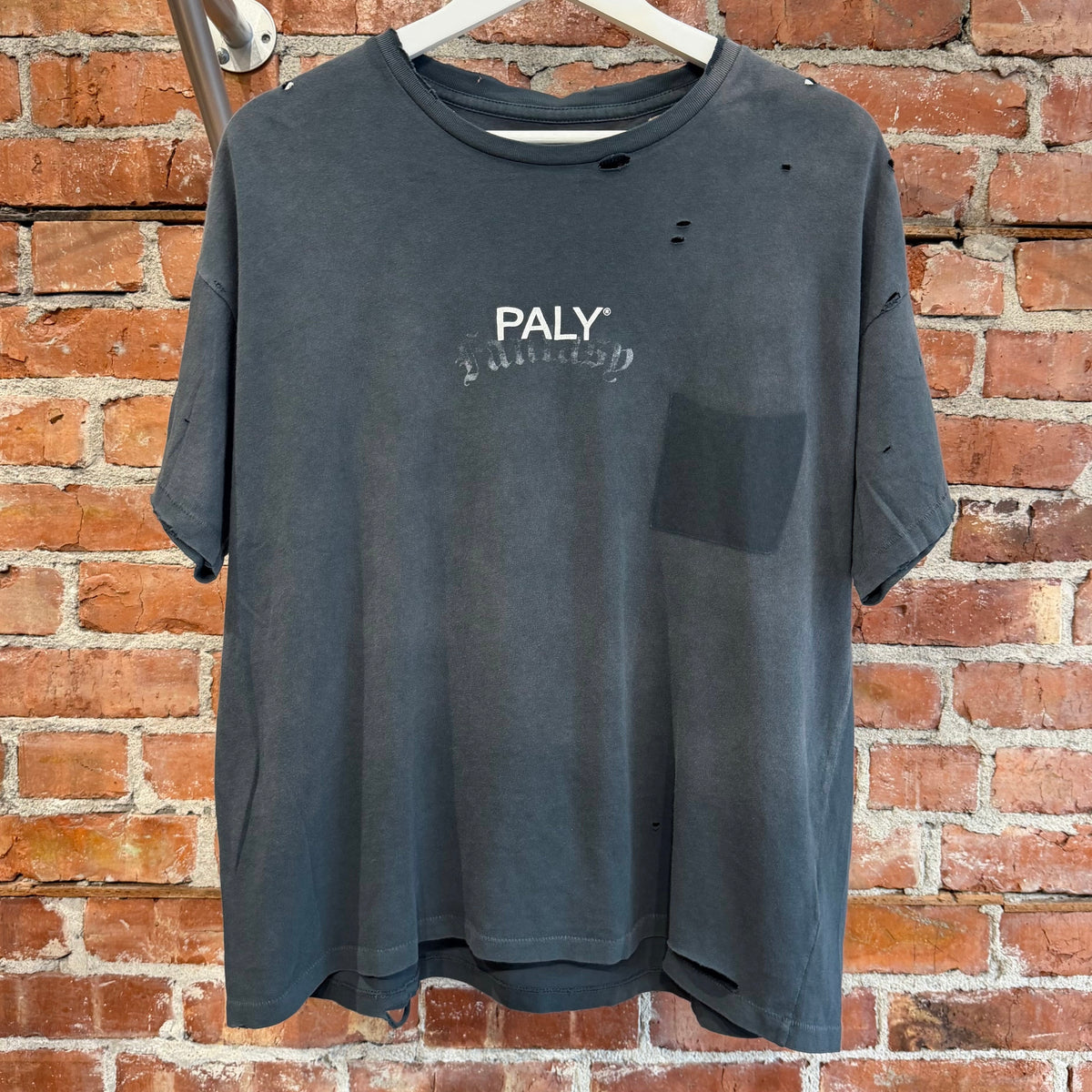 PALY HOLLYWOOD SS26 CORE LOGO TEE ‘BLACK’