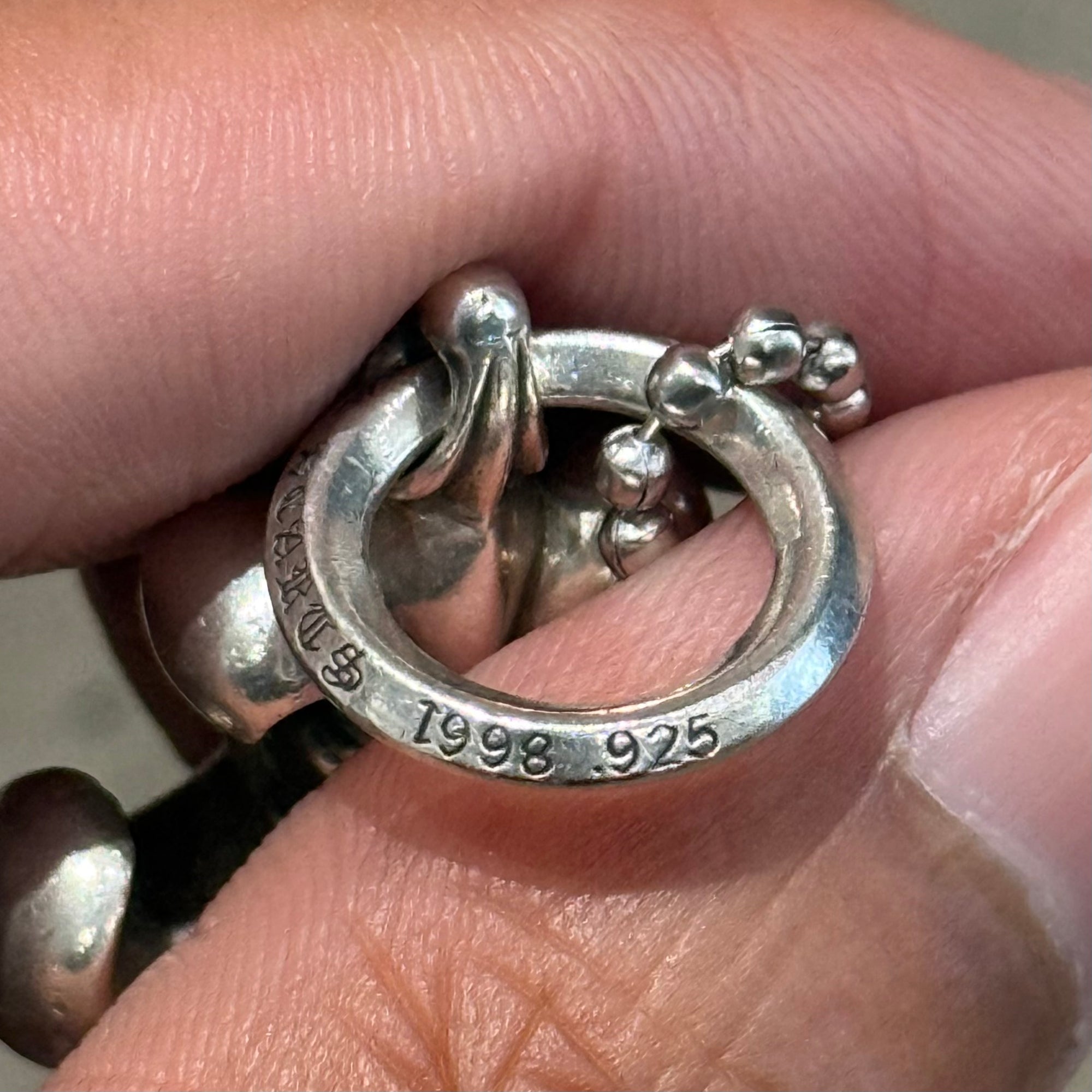 CHROME HEARTS BS FLEUR NECKLACE ‘SILVER’
