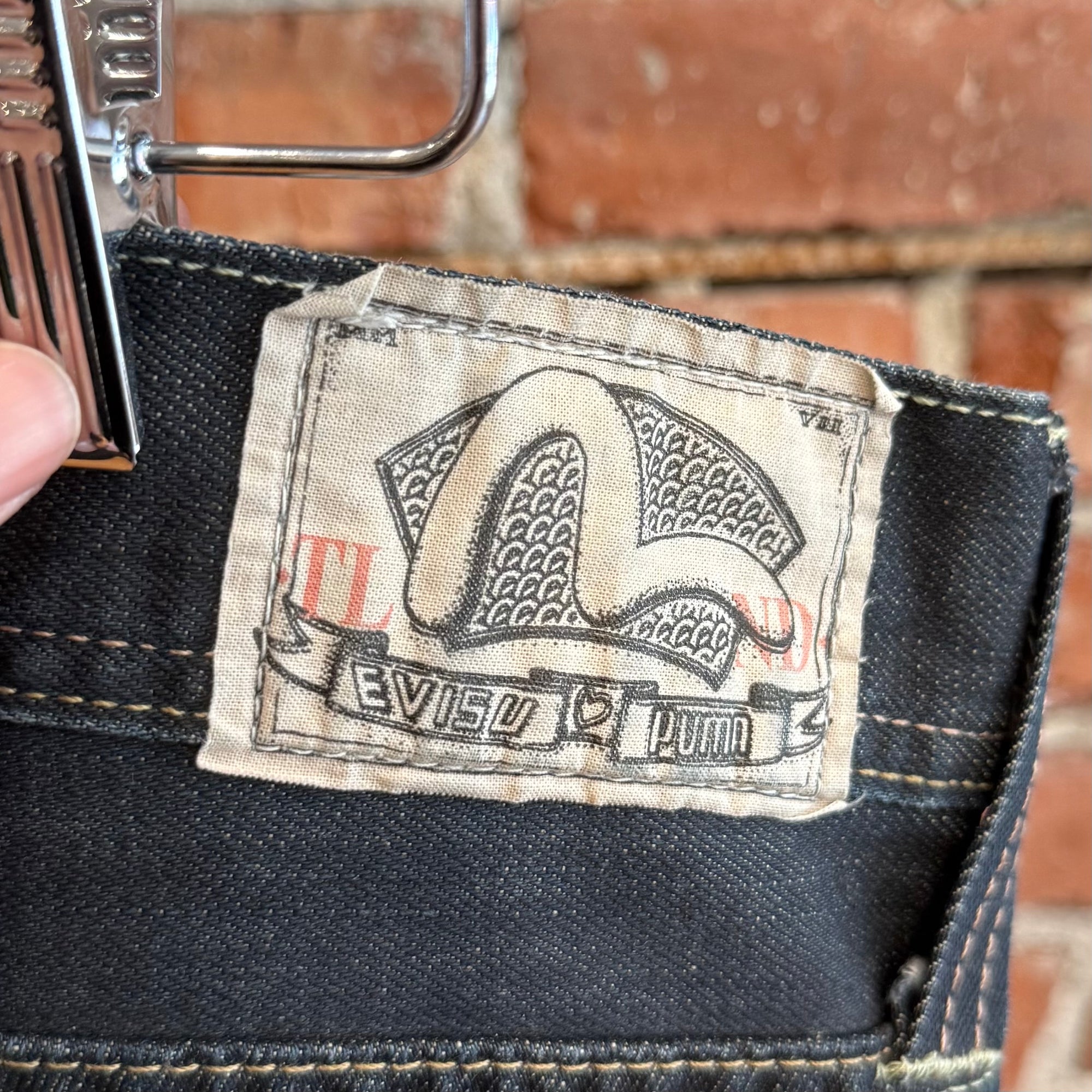 EVISU X PUMA STRAIGHT LEG DENIM 