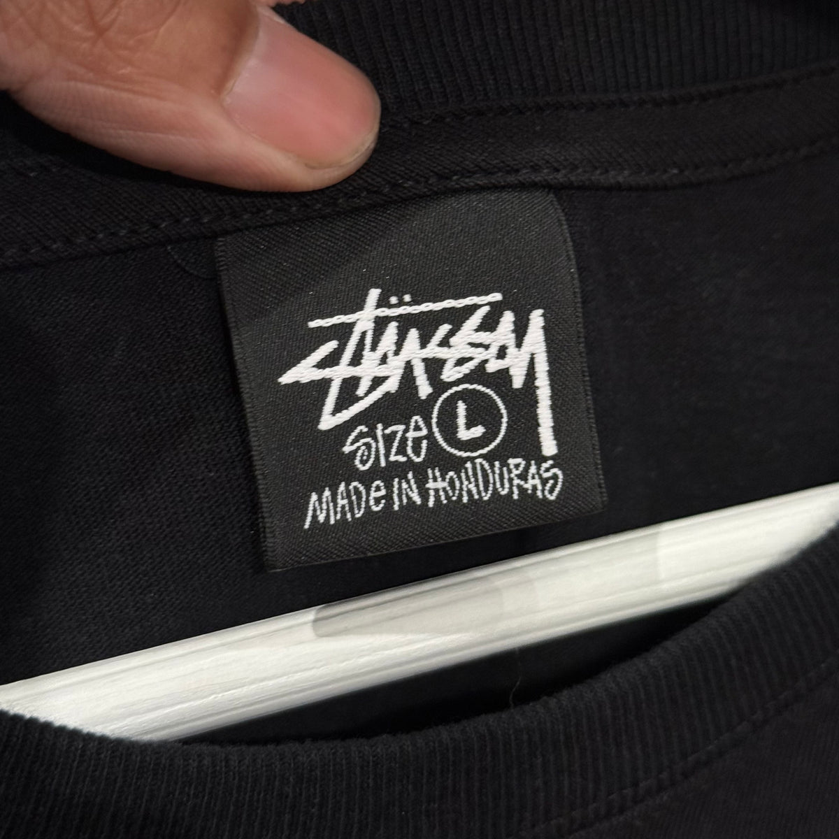 STUSSY DICE LOGO TEE ‘BLACK’