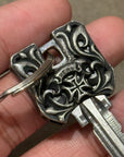 DEAL DESIGN KEY SHIELD KECHAIN ‘SILVER’