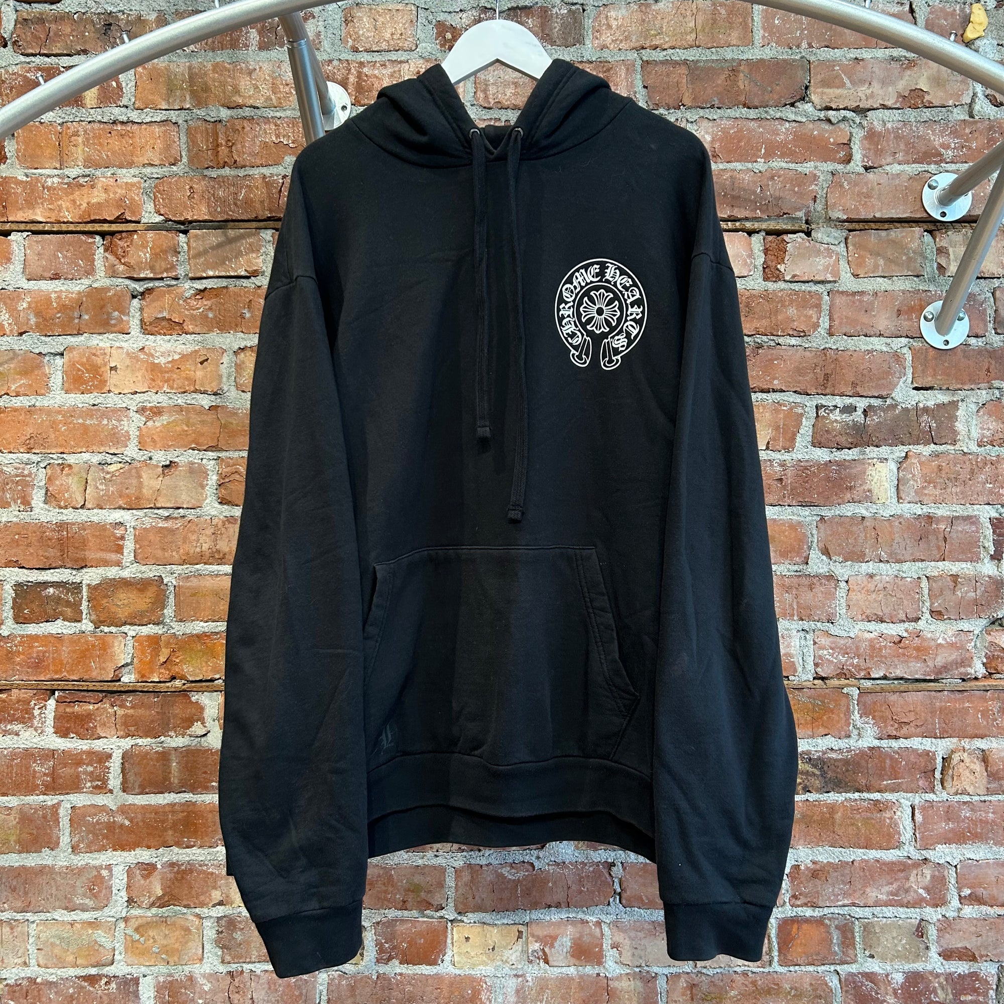 CHROME HEARTS NEW YORK HORSESHOE PULLOVER HOODIE ‘BLACK’