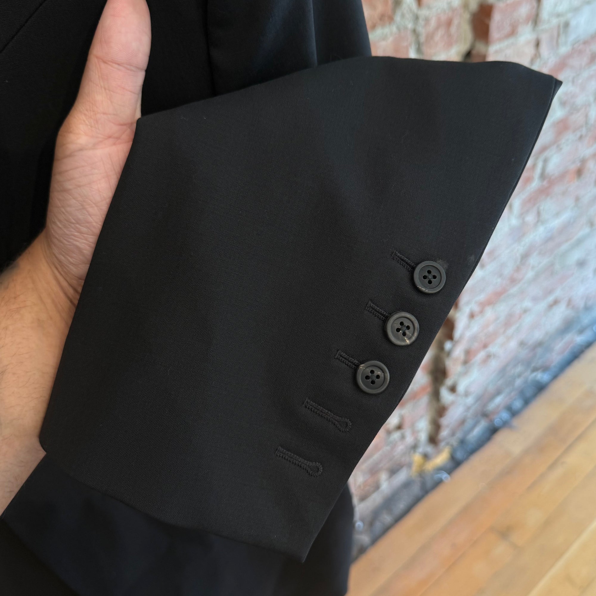 RICK OWENS FW23 LUXOR FOGPOCKET BLAZER ‘BLACK’