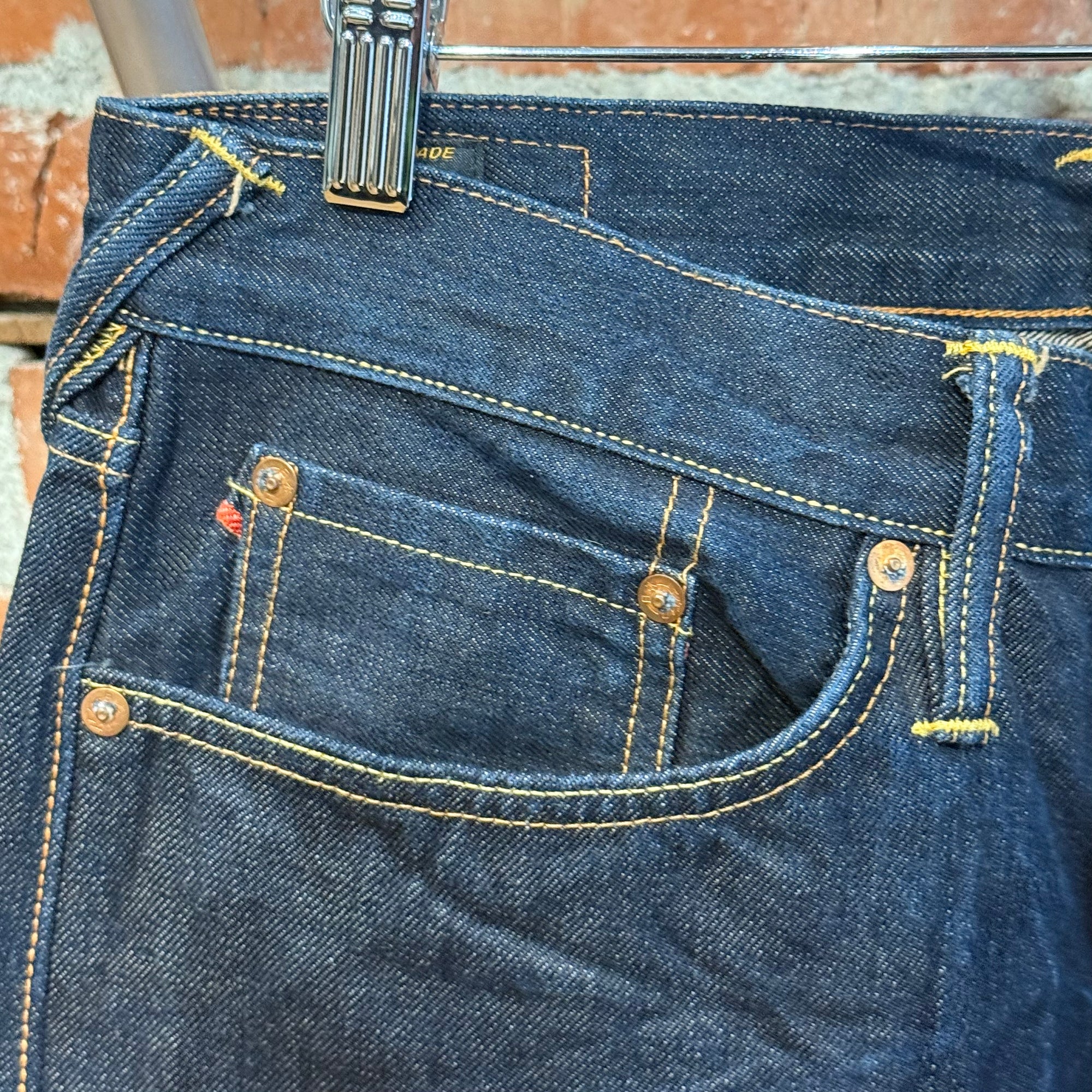 EVISU LOT 2008 MULTIPOCKET DENIM 'INIDGO/IVORY'