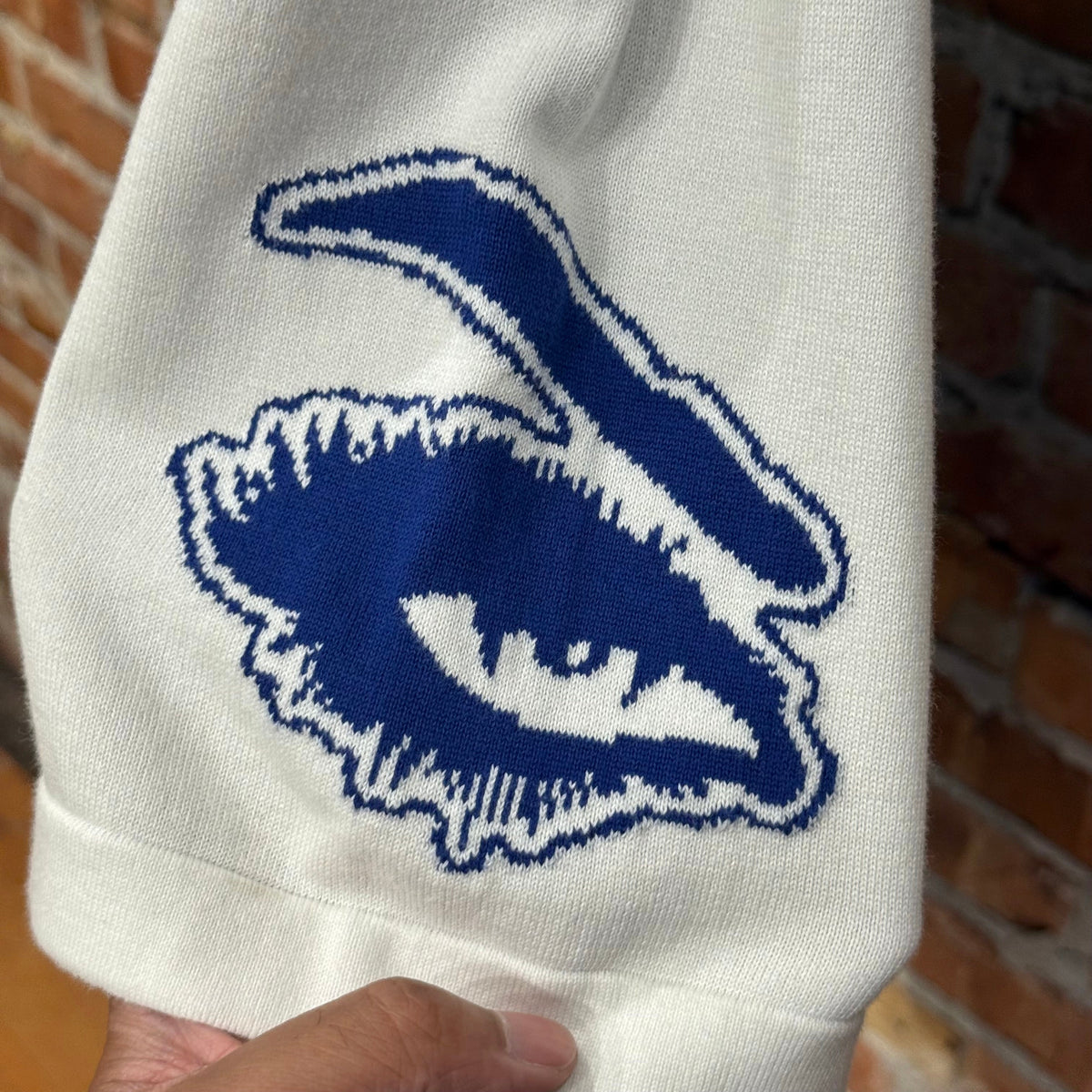 LOUIS VUITTON SS23 INTARSIA CREWNECK KNIT TEE ‘BLUE’