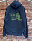STUSSY PIN-UP GIRL RELAX HOODIE ‘NAVY’