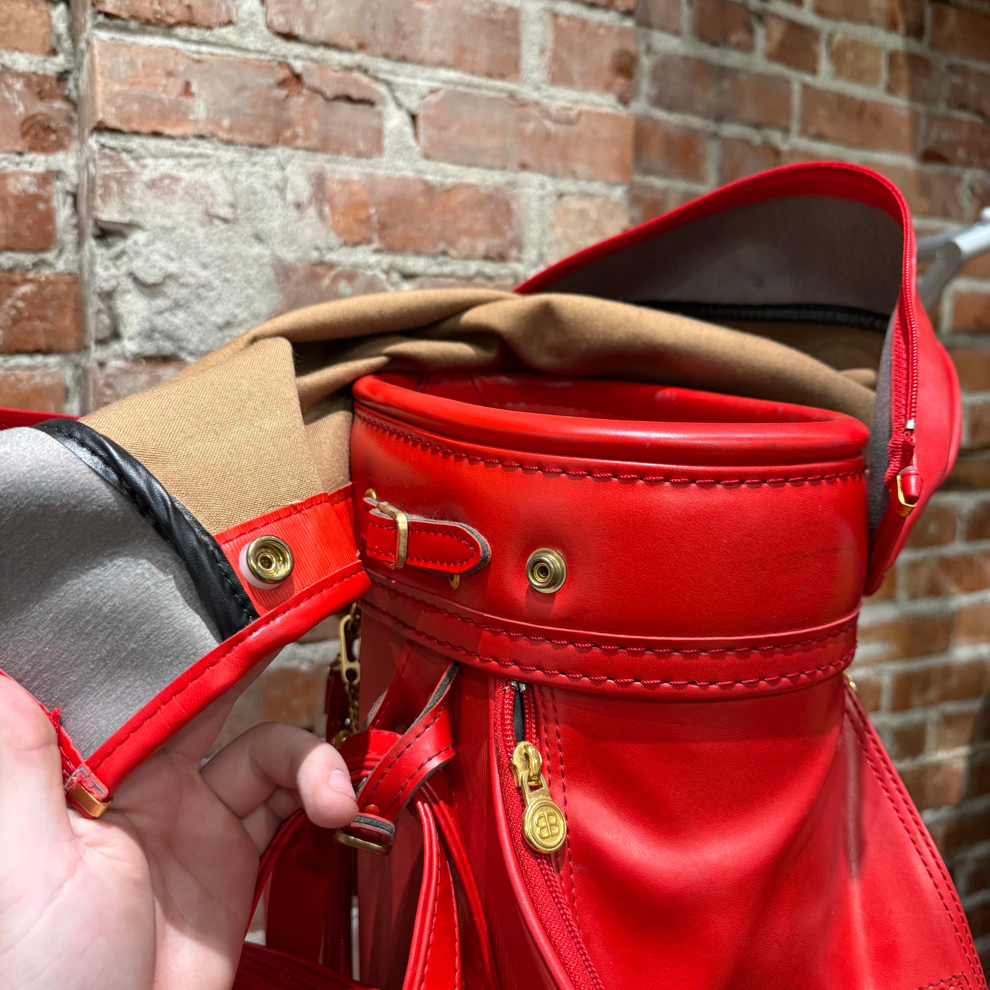 BALENCIAGA JAPAN EXCLUSIVE GOLF BAG SET ‘RED’