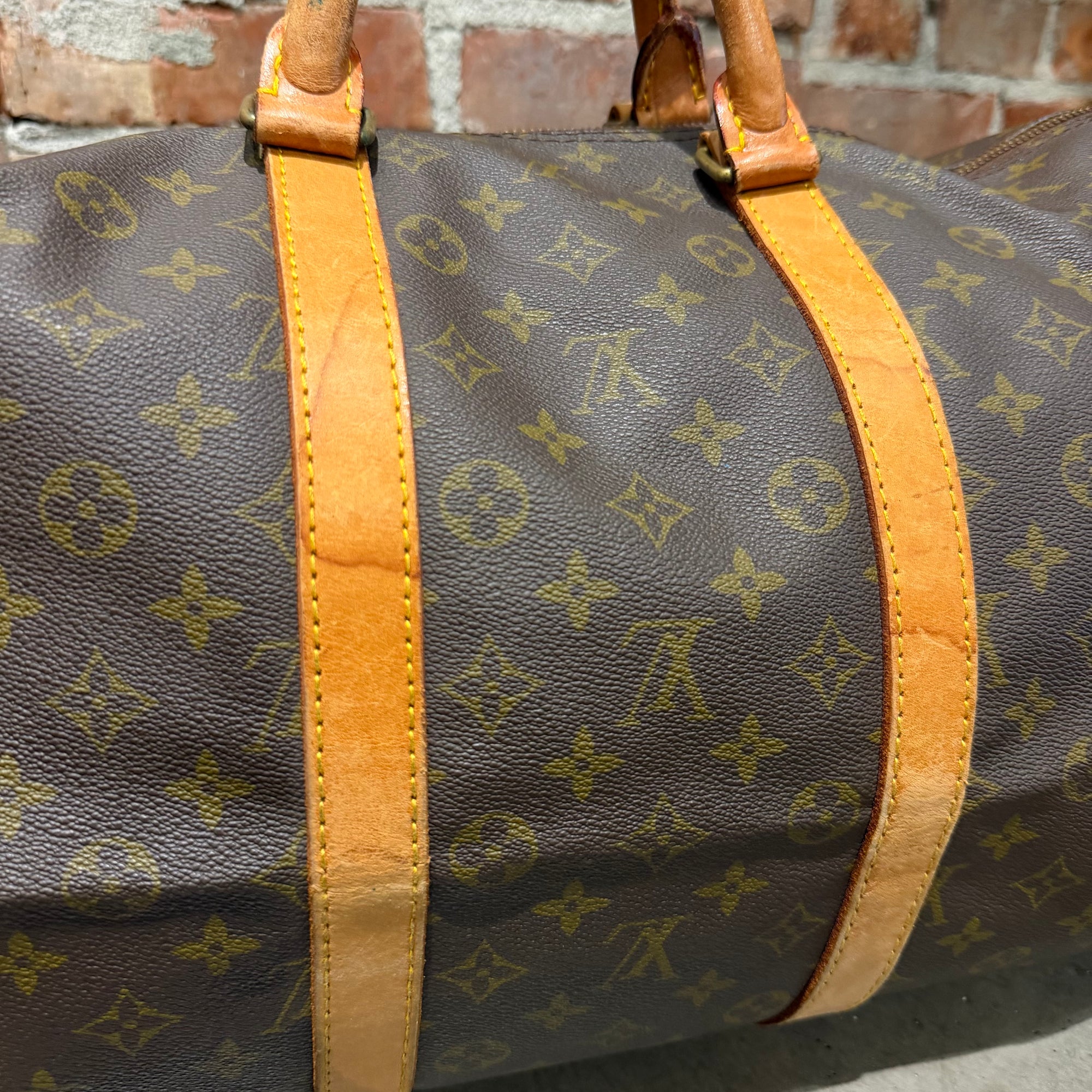 LOUIS VUITTON MONOGRAM KEEPALL 50 'BROWN'