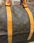 LOUIS VUITTON MONOGRAM KEEPALL 50 'BROWN'