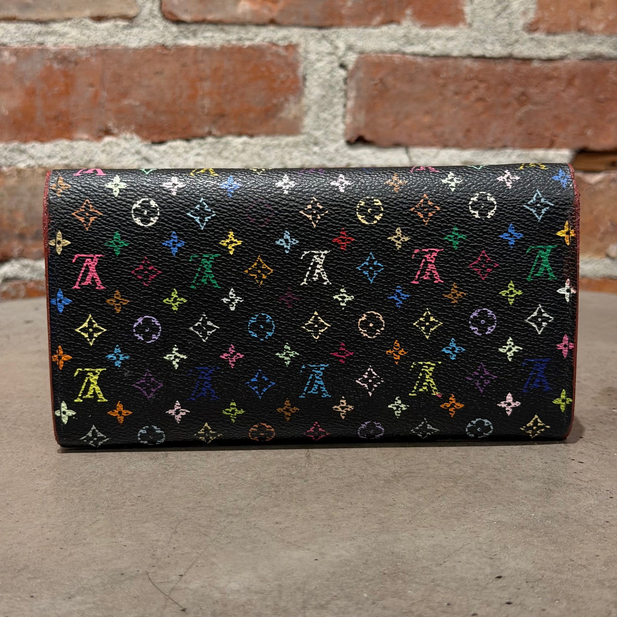 LOUIS VUITTON X TAKASHI MURAKAMI MONOGRAM WALLET ‘BLACK'