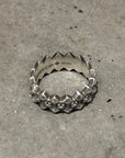 CHROME HEARTS PYRAMID PLUS BAND RING ‘SILVER’
