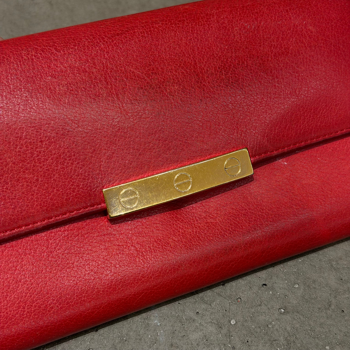 CARTIER LOVE LONG WALLET ‘RED’