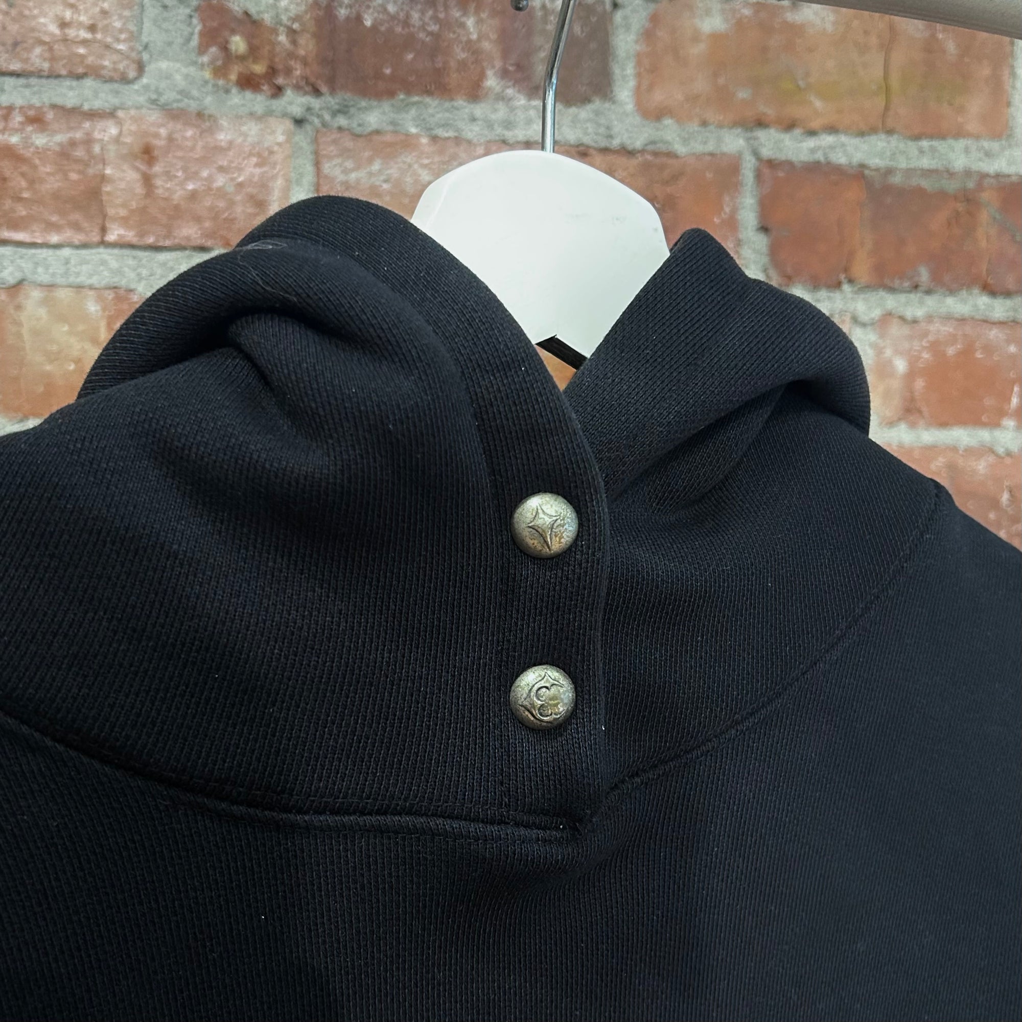 THUG CLUB STUDDED PULLOVER HOODIE ‘BLACK’