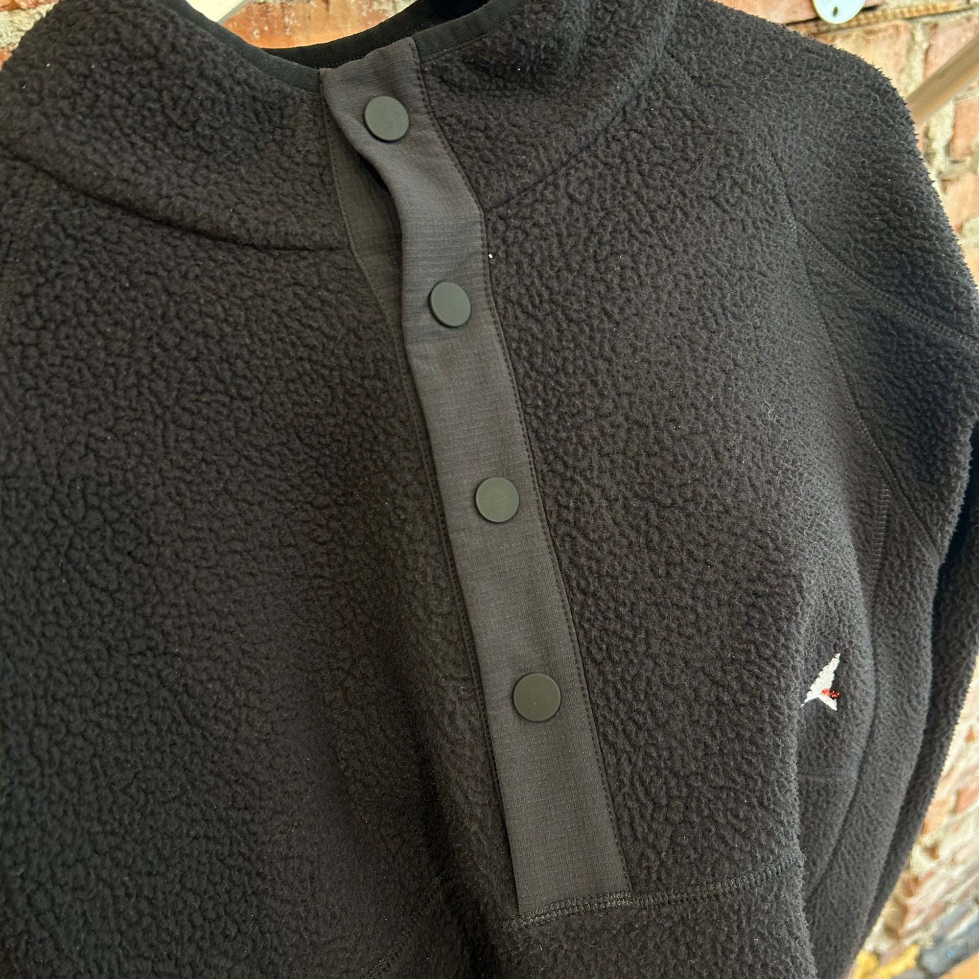 ROA 4-SNAP POLARTEC UTILITY FLEECE ‘BLACK’