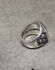 CHROME HEARTS HORSESHOE SIGNET RING ‘SILVER’