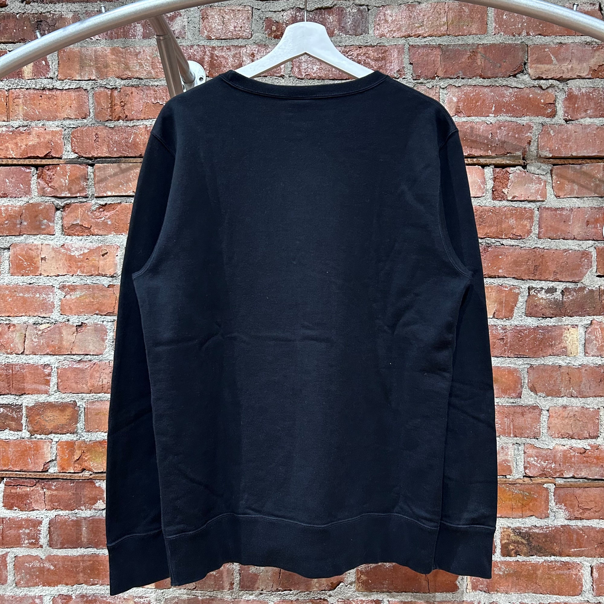 NUMBER (N)INE SCHOOL OF VISUAL COMEDY LOGO CREWNECK ‘BLACK/WHITE’