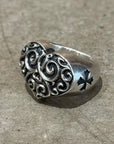 GABORATORY R-7 HEART RING ‘SILVER’