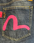 EVISU SAKURA MONOGRAM PARIS DENIM 'INDIGO'