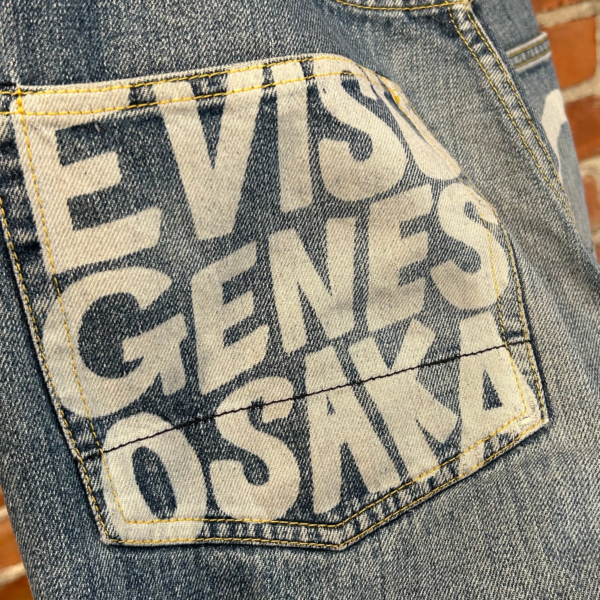 EVISU FADED OSAKA DENIM 'VINTAGE BLUE'