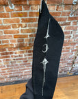 THUG CLUB BONE KNIT CARDIGAN ‘BLACK’