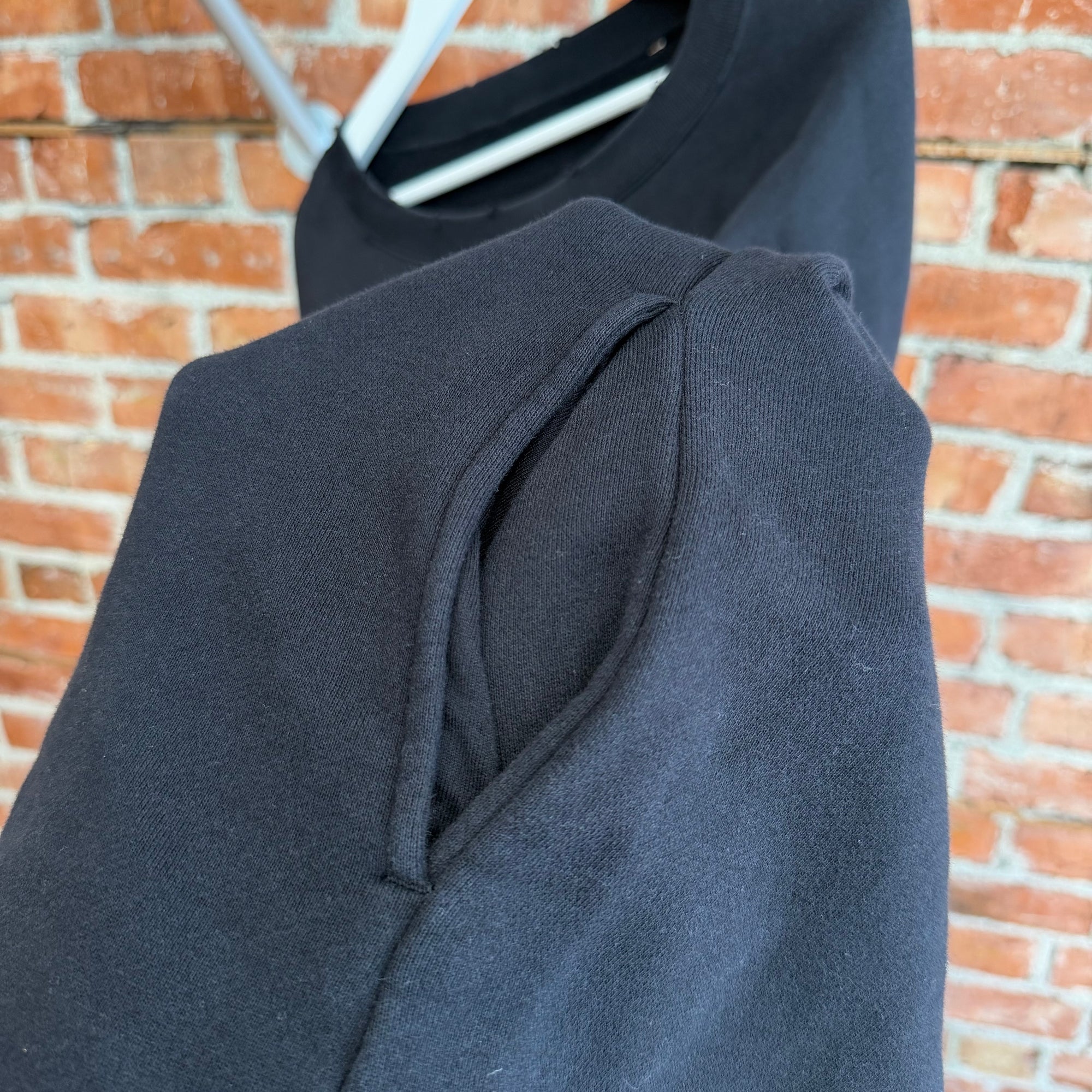 UNDERCOVER AW17 "BRAINWASHED GENERATION" H.C.S. OVERSIZED CREWNECK ‘BLACK’