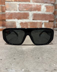 CHANEL SS26 SHIELD SUNGLASSES 'BLACK'
