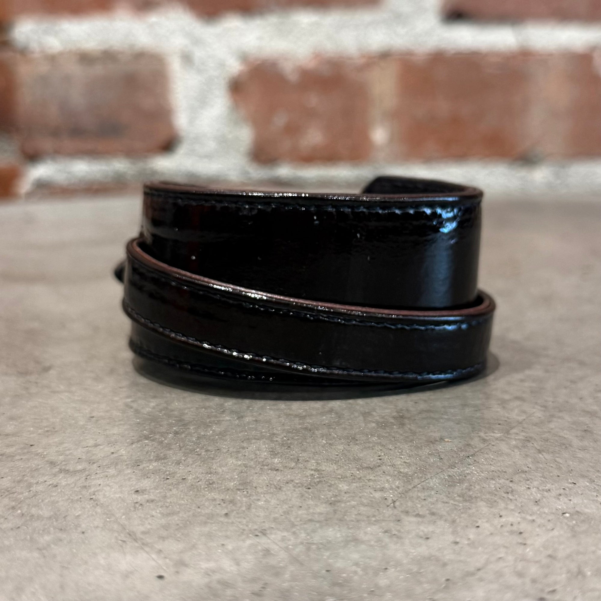 CHROME HEARTS R&amp;R LEATHER BRACELET ‘BROWN’