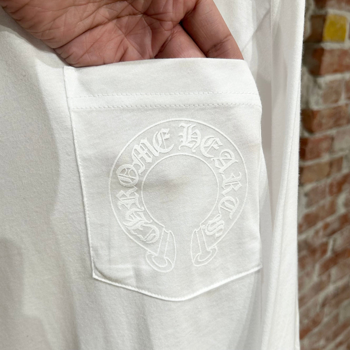 CHROME HEARTS ONLINE EXCLUSIVE FLORAL LONGSLEEVE ‘WHITE’